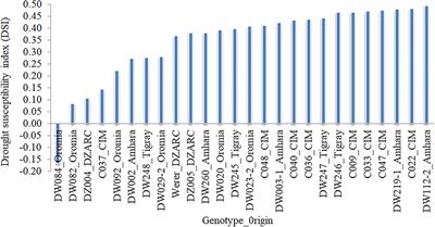 Association Mapping of Drought Tolerance Indices in Ethiopian Durum Wheat (Triticum turgidum ssp. durum)